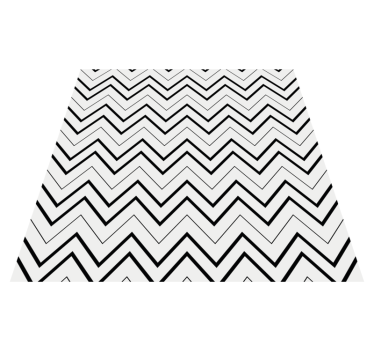 Tappeto vinile minimalista stile elemento chevron - TenStickers