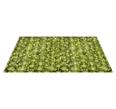 Tappeto vinile stampa animale pelle di rettile verde - TenStickers