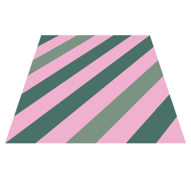 Tappeto vinile strisce strisce grige e rosate - TenStickers