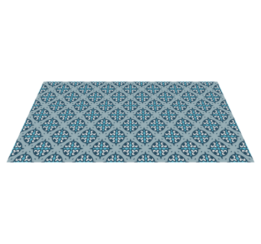 Tappeto vinile mosaico piastrelle con motivi fantasiosi - TenStickers