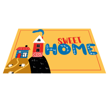 Zerbino pvc casa dolce casa - TenStickers