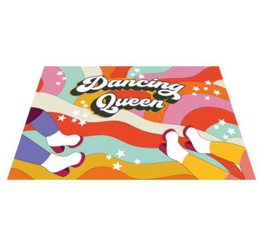 Tappeto vinile per bambini modello della regina danzante - TenStickers