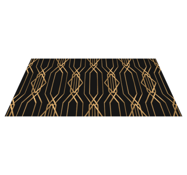 Tappeto vinile geometrico eleganza art déco - TenStickers