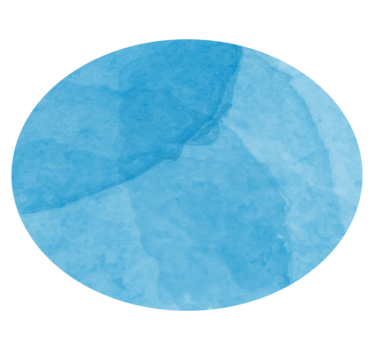 Tappeto in pvc minimalista abstract Blue Circular Design - TenStickers