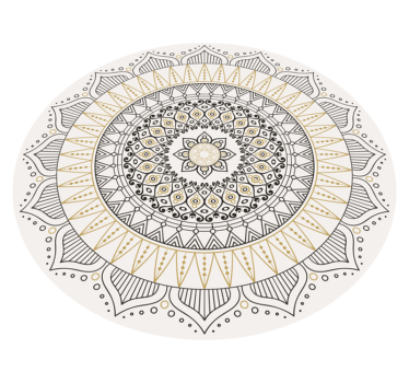 Tappeto vinile Mandala centrotavola mandala - TenStickers