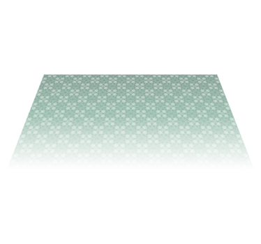 Tappeto vinile camera da letto motivi verde menta - TenStickers
