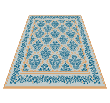 Zerbino pvc elegante barocco floreale - TenStickers