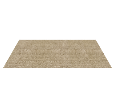 Tappeto in pvc moderno tejido monocolore beige - TenStickers