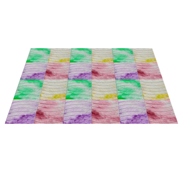 Tappeto in pvc per salone piastrelle ramblas - TenStickers