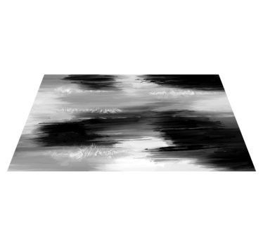 Passatoia in vinile ufficio pittura astratta - TenStickers