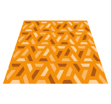 Tappeto in pvc per salone geometrico moderno - TenStickers
