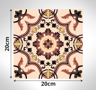 Tappeto vinile mosaico eleganza ispirata al mosaico - TenStickers