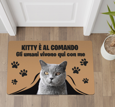 Passatoia vinile foto personalizzata - TenStickers
