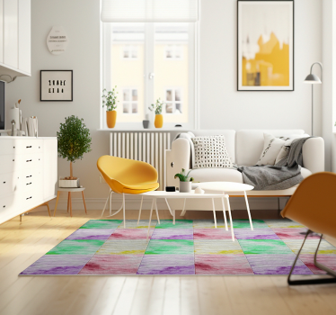 Tappeto in pvc per salone piastrelle ramblas - TenStickers