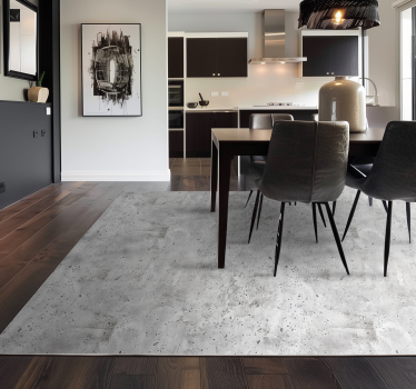 Passatoia in vinile soggiorno effetto cemento grigio - TenStickers