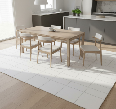 Tappeto pvc cucina bianco lungo - TenStickers