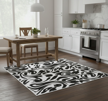 Tappeto pvc cucina fluido moderno - TenStickers