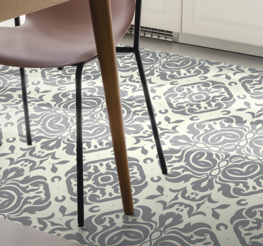 Tappeto pvc cucina graziosa illustrazione botanica - TenStickers