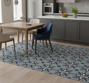 Tappeto pvc cucina piastrella idraulica colorata - TenStickers