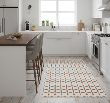 Tappeto pvc cucina piastrelle in stile romano - TenStickers