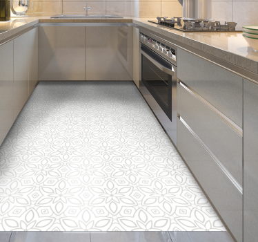 Tappeto pvc cucina simmetria della cucina - TenStickers