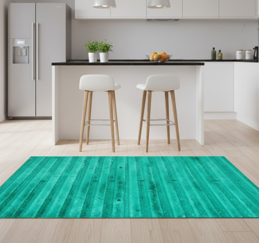 Tappeto pvc cucina texture metallica verde menta - TenStickers