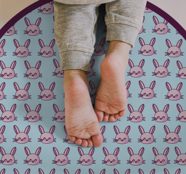 Tappeto vinile bebé parco giochi per conigli - TenStickers