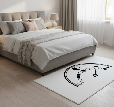 Tappeto vinile camera da letto adesivo testiera amore - TenStickers