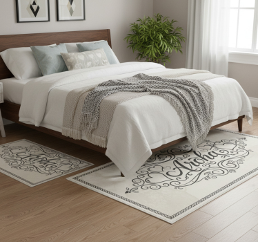 Tappeto vinile camera da letto amore - TenStickers