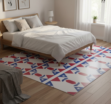 Tappeto vinile camera da letto campanula - TenStickers