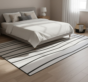 Tappeto vinile camera da letto con bordi estetici - TenStickers