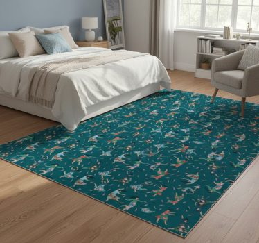 Tappeto vinile camera da letto donne danzanti con - TenStickers