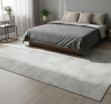 Tappeto vinile camera da letto grigio industriale - TenStickers