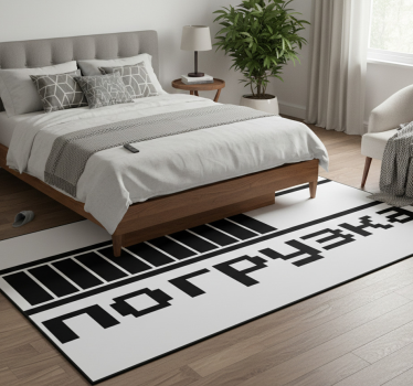 Tappeto vinile camera da letto in arrivo - TenStickers