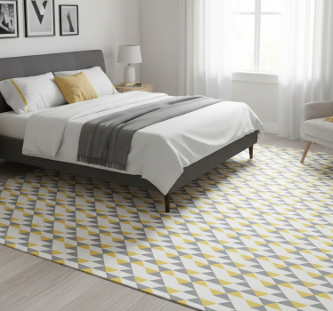 Tappeto vinile camera da letto motivo grigio pantone - TenStickers