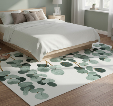 Tappeto vinile camera da letto piante sospese - TenStickers