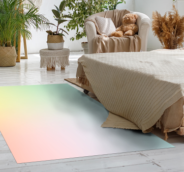 Tappeto vinile camera da letto sfumature tenui - TenStickers