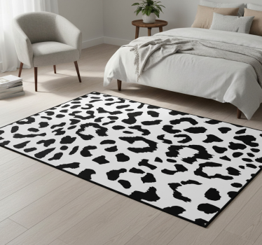 Tappeto vinile camera da letto stampa animale leopardo - TenStickers