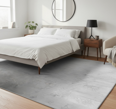Tappeto vinile camera da letto stile cemento grigio grezzo - TenStickers