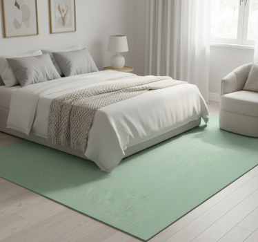 Tappeto vinile camera da letto verde chiaro - TenStickers