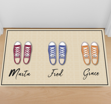 Zerbino pvc collezione di sneakers personalizzate - TenStickers