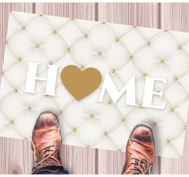 Zerbino pvc trapuntatura casalinga sentita - TenStickers