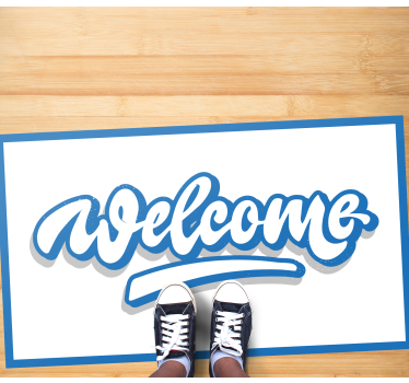 Zerbino pvc cartello di benvenuto - TenStickers