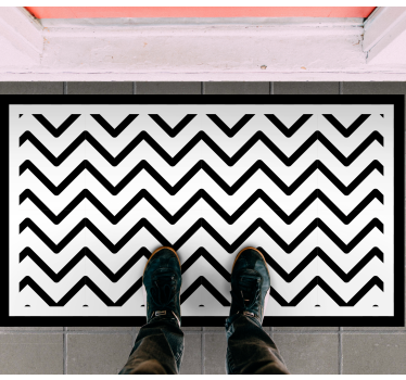 Zerbino pvc stile chevron - TenStickers