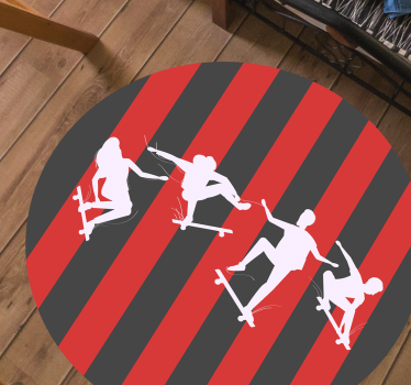 Tappeto vinile giochi sagome di scherma - TenStickers