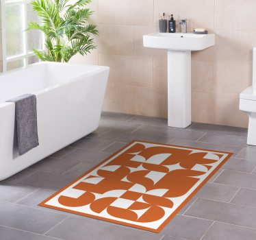 Tappeto vinile minimalista forme moderne - TenStickers