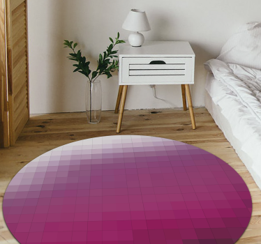 Tappeto vinile minimalista sfera gradiente - TenStickers