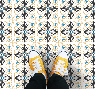 Tappeto vinile mosaico stile mosaico elegante - TenStickers