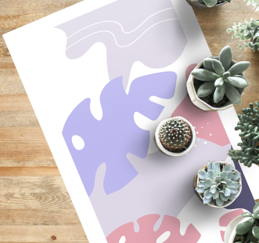 Tappeto vinile motivi mostri astratti - TenStickers
