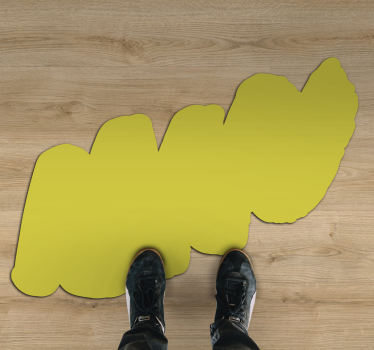 Tappeto vinile motivi sagoma di nuvola - TenStickers